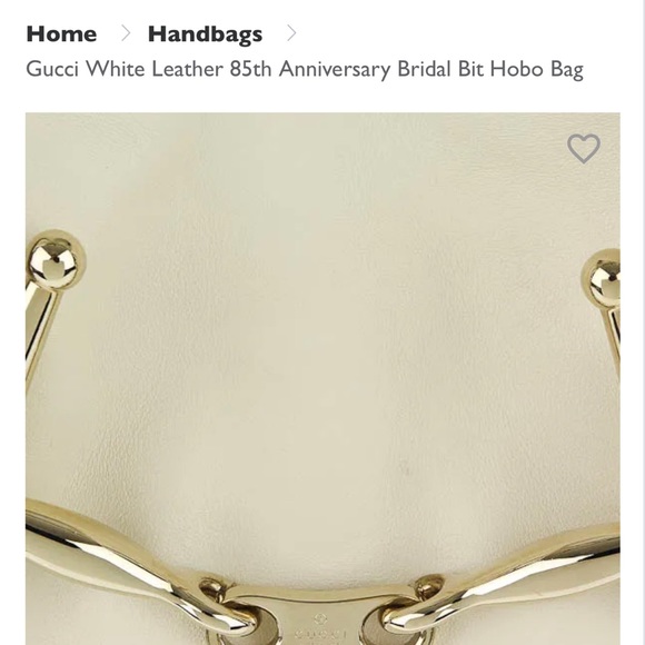 HOST PICK⭐️ Gucci Cream Leather 85th Anniversary Hobo🤍Limited🤍Authentic - Picture 13 of 16
